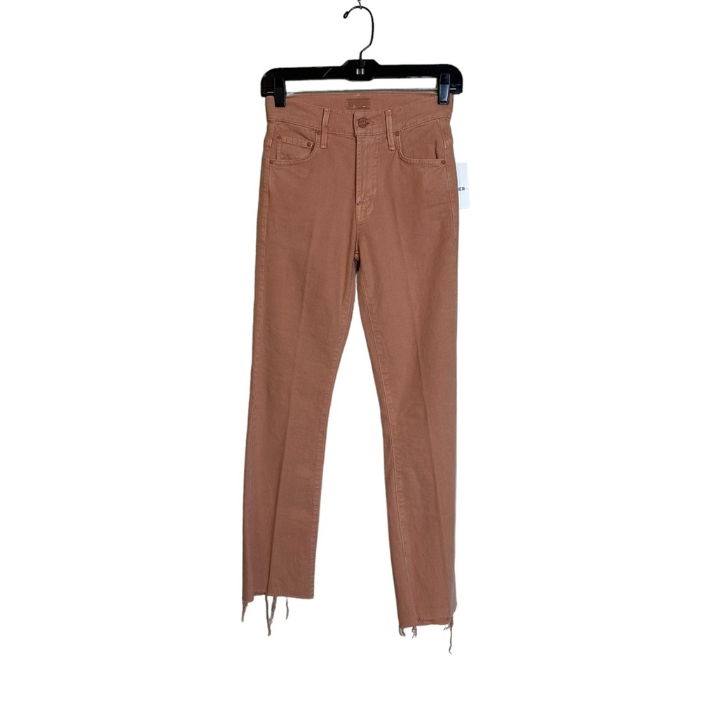 MOTHER Jeans The Insider Ankle Fray in Chalk it Up